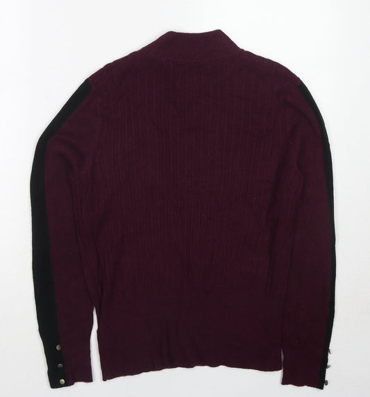 Womens UK Size 14 Marks and Spencer Purple Pullover Jumper