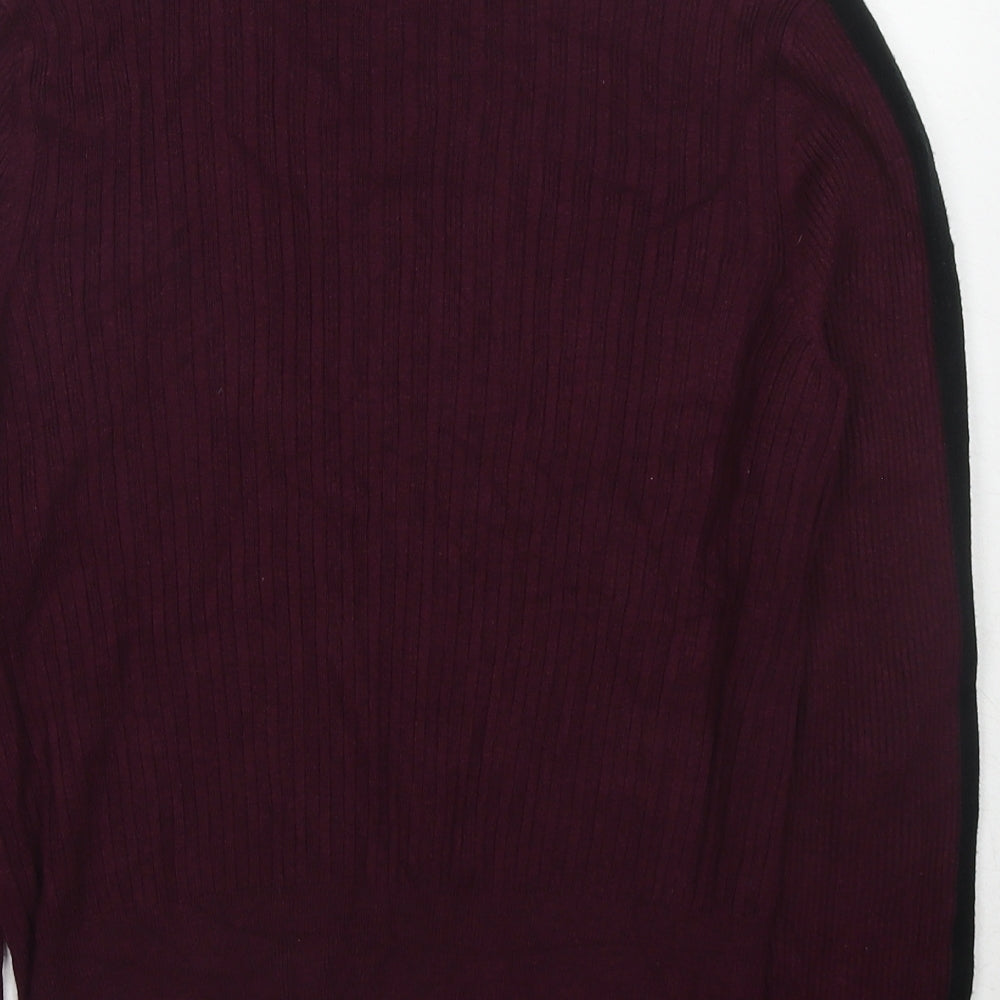 Womens UK Size 14 Marks and Spencer Purple Pullover Jumper