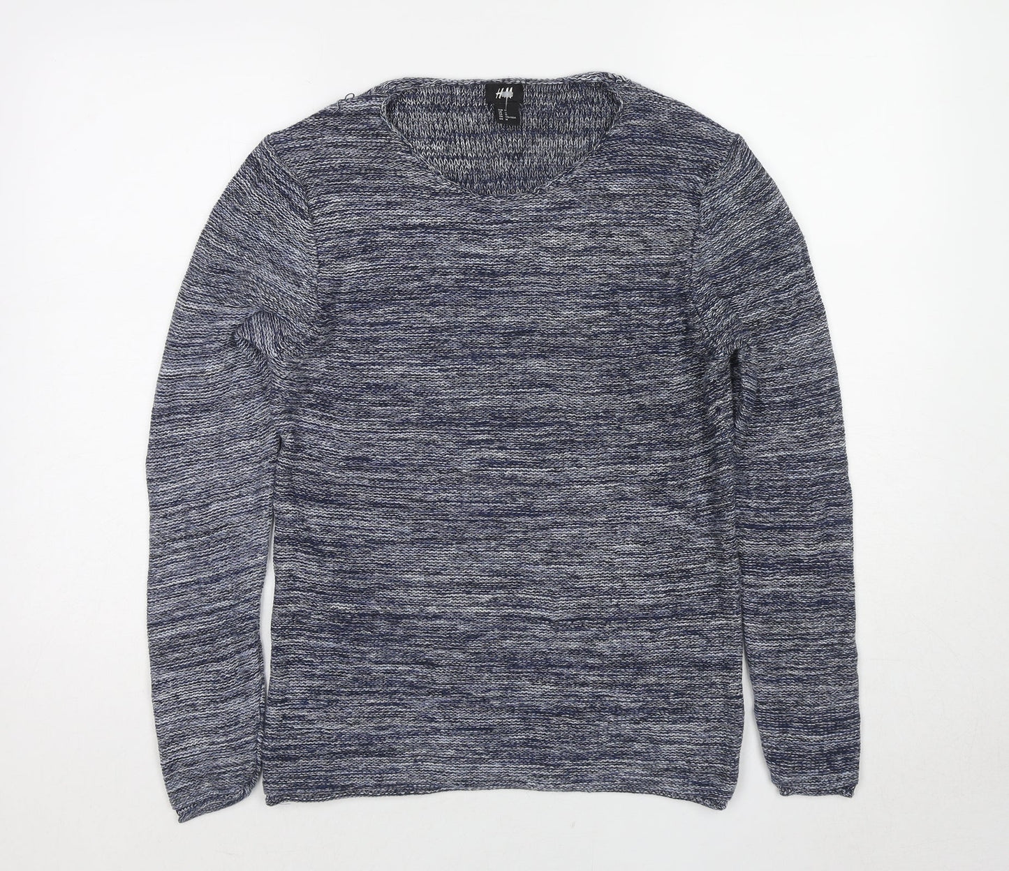 Womens UK Size M H&M Blue Pullover Jumper