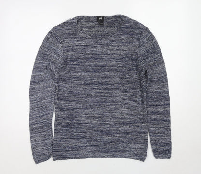 Womens UK Size M H&M Blue Pullover Jumper