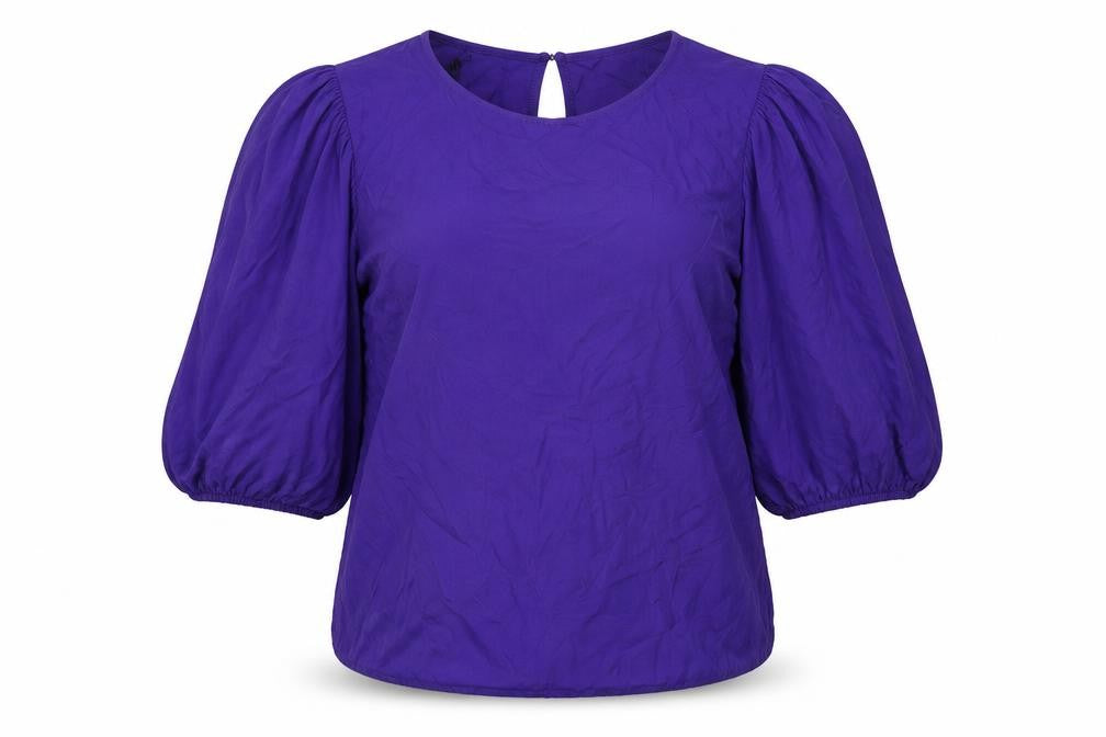 Womens UK Size 10 NEXT Purple Basic Blouse