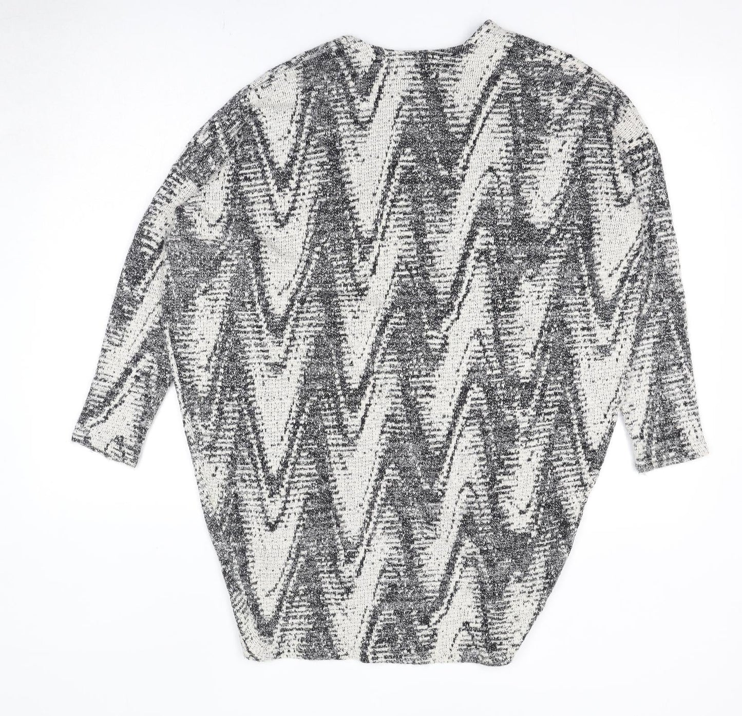 Womens UK Size XS Oasis Black Cardigan Jumper