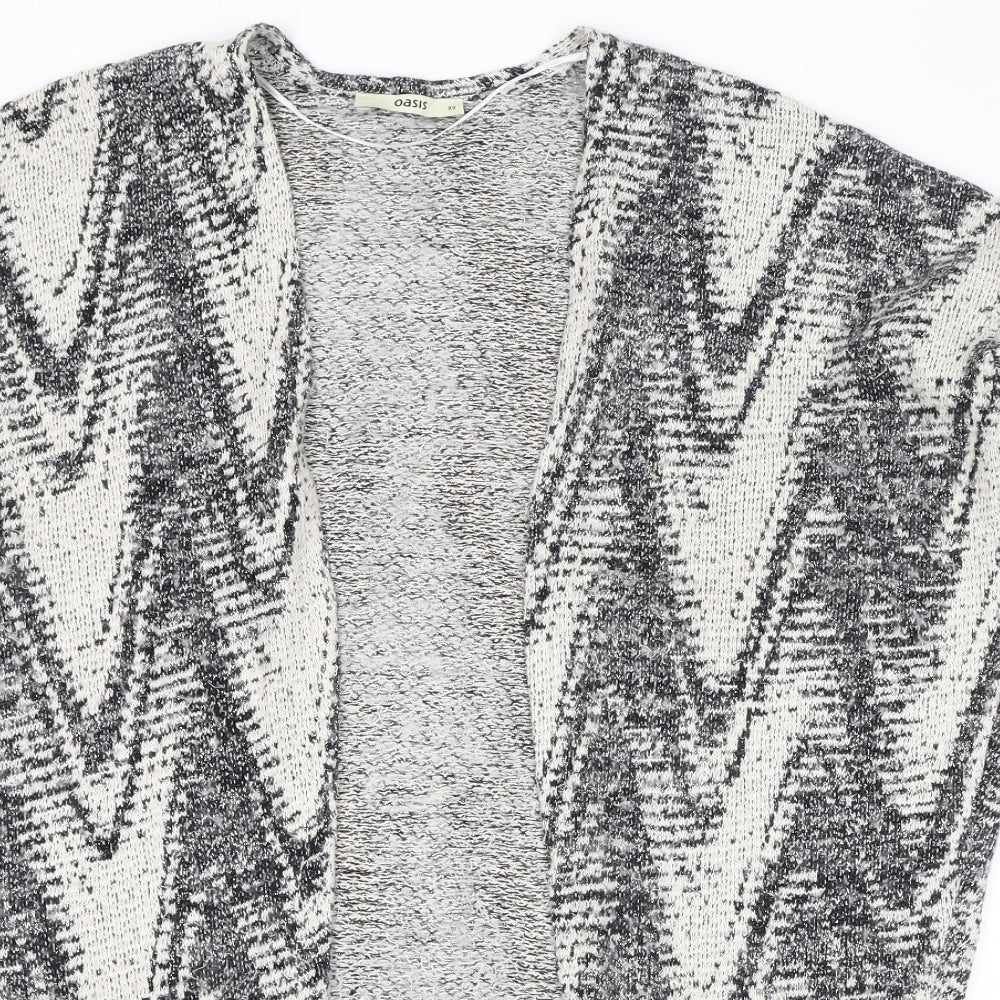 Womens UK Size XS Oasis Black Cardigan Jumper