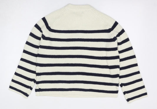 Womens UK Size M Marks and Spencer Ivory Pullover Jumper
