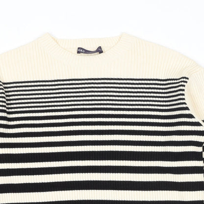 Womens UK Size M Marks and Spencer Black Pullover Jumper