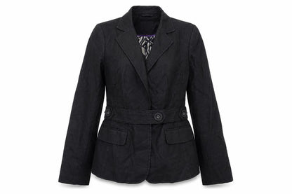Next Womens Black Jacket Size 10 Button