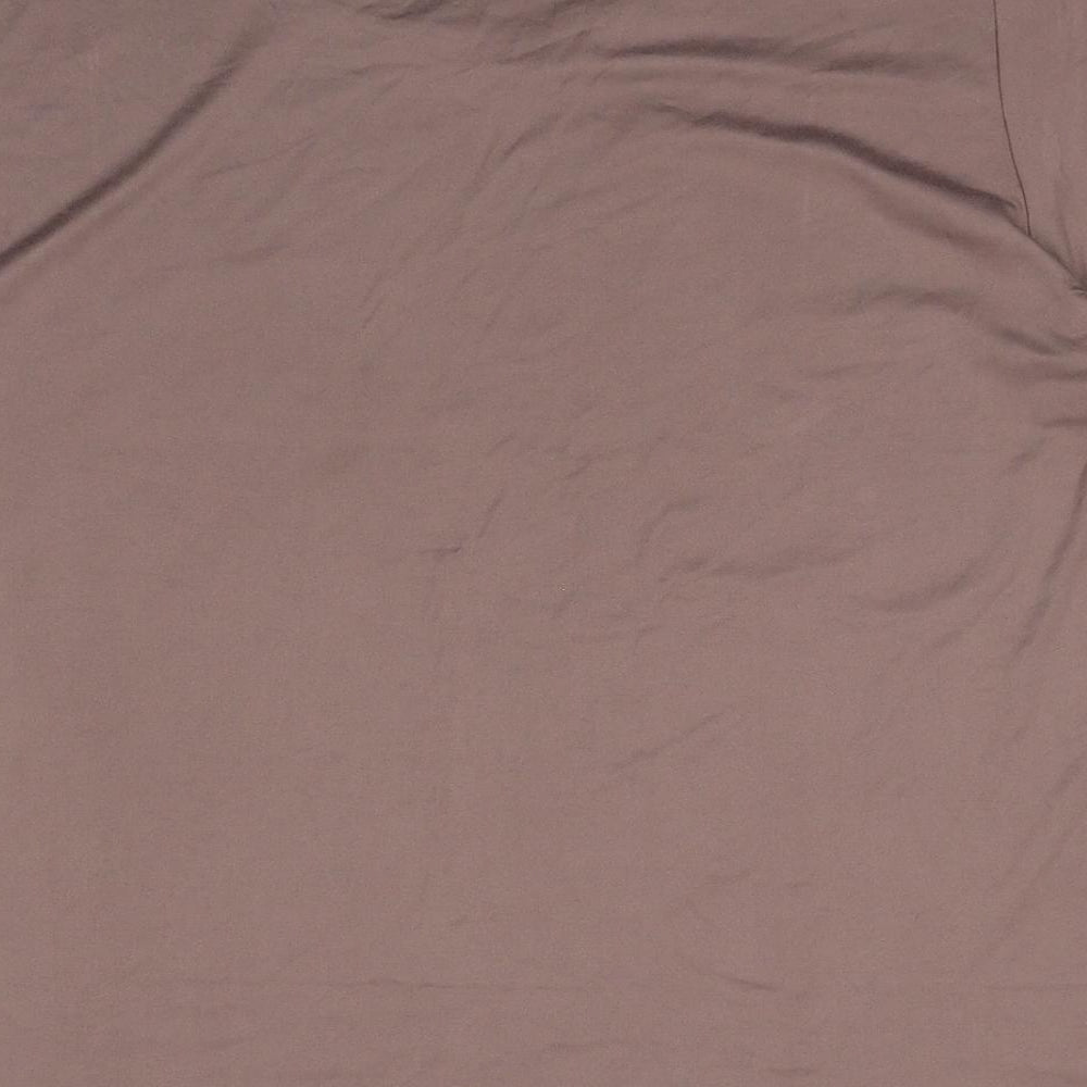 Womens UK Size XL Carole Hochman Brown Basic T-Shirt