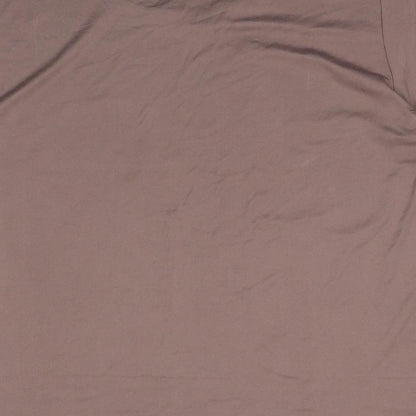 Womens UK Size XL Carole Hochman Brown Basic T-Shirt
