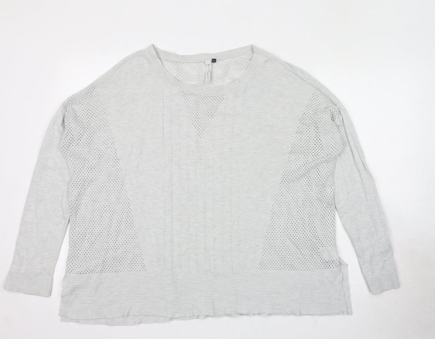 Womens UK Size L Maison De Nimes Grey Pullover Jumper
