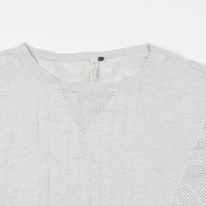 Womens UK Size L Maison De Nimes Grey Pullover Jumper