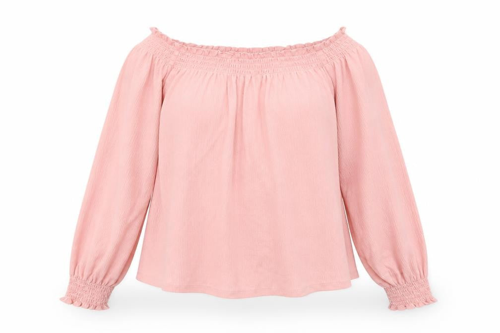 Womens UK Size S H&M Pink Basic Blouse