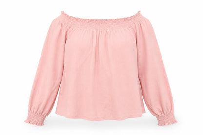 Womens UK Size S H&M Pink Basic Blouse