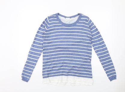 Womens UK Size XS Fransa Blue Pullover Jumper