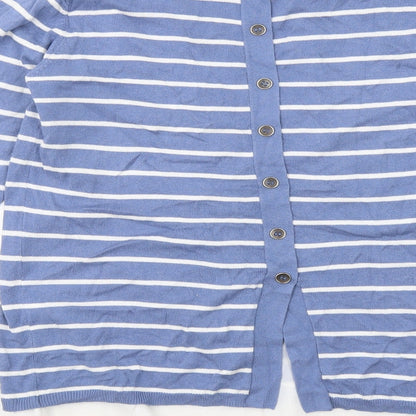 Womens UK Size XS Fransa Blue Pullover Jumper