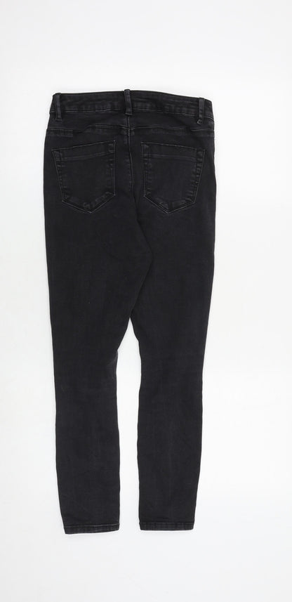 ASOS Womens Black Cotton Skinny Jeans Size 26 in Regular Zip