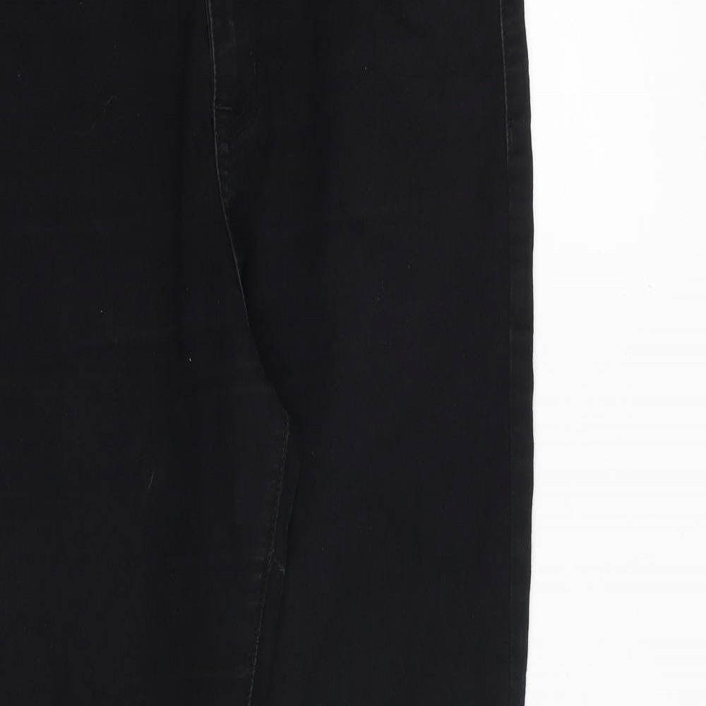 FOREVER 21 Womens Black Cotton Skinny Jeans Size 30 in Regular Zip