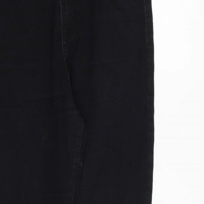 FOREVER 21 Womens Black Cotton Skinny Jeans Size 30 in Regular Zip