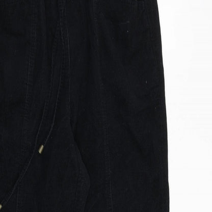 Womens UK Size 12 EWM Regular Fit Jogger Black Trousers