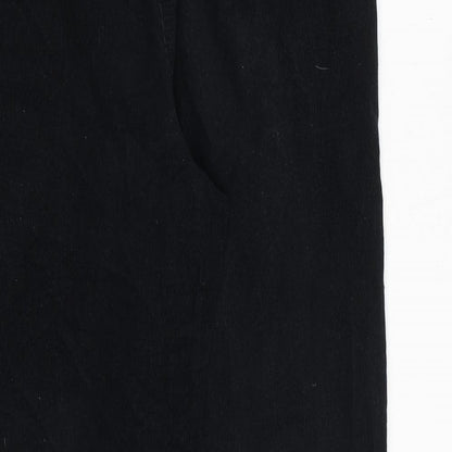 Womens UK Size 12 EWM Regular Fit Jogger Black Trousers