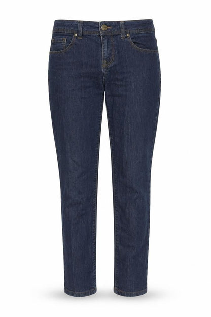 Womens UK Size 10 YESYES Regular Fit Tapered Blue Jeans