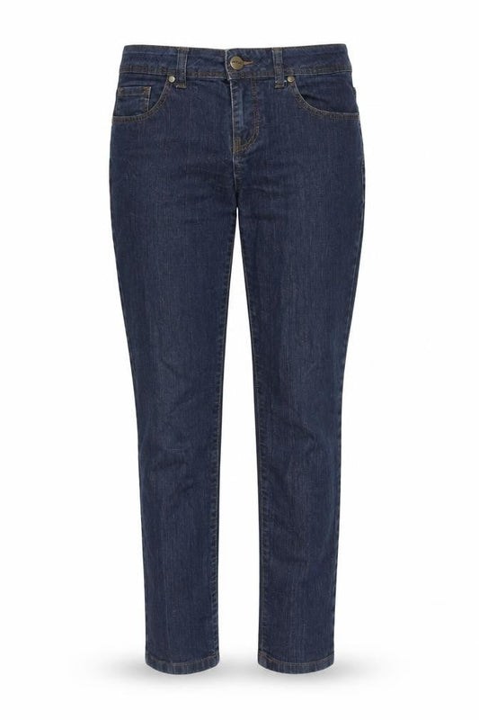 Womens UK Size 10 YESYES Regular Fit Tapered Blue Jeans