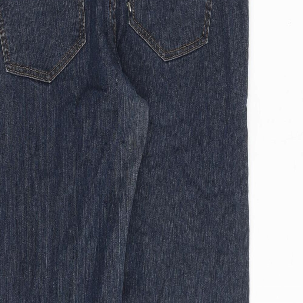 Womens UK Size 10 YESYES Regular Fit Tapered Blue Jeans