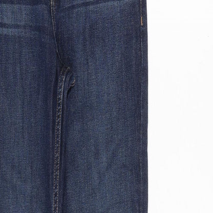 H&M Mens Blue Cotton Skinny Jeans Size 28 in L32 in Slim Zip