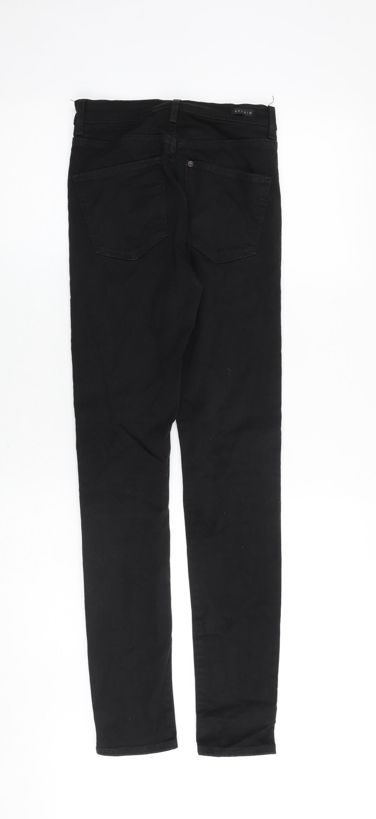 Womens UK Size 26 in H&M Regular Fit Skinny Black Jeans