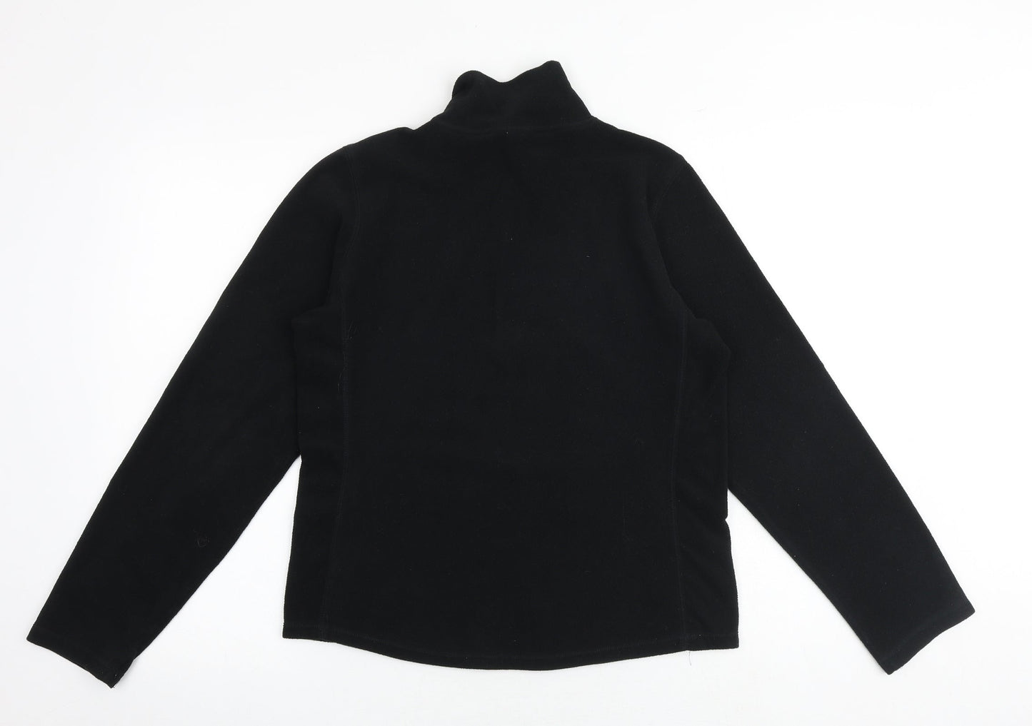 Gap Womens Black Polyester Pullover Sweatshirt Size S Zip