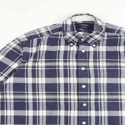 Mens UK Size M Charles Tyrwhitt Blue  Button-Up Long Sleeve Casual Shirt