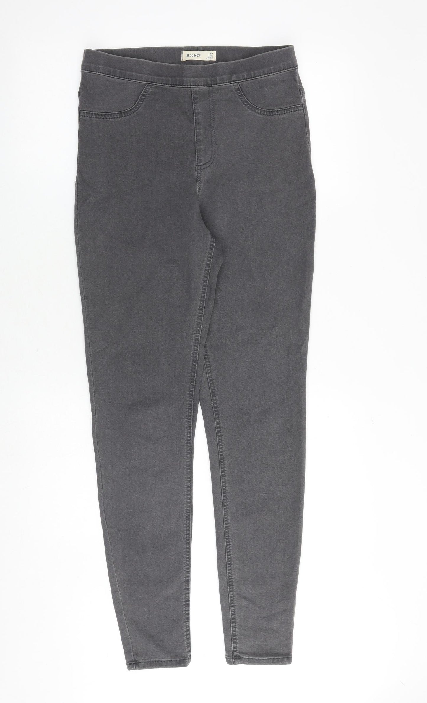 Womens UK Size 10 Marks and Spencer Regular Fit Jegging Grey Jeans