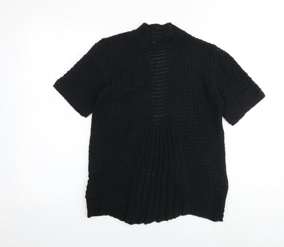 Womens UK Size M Pure & Natural Black Pullover Jumper