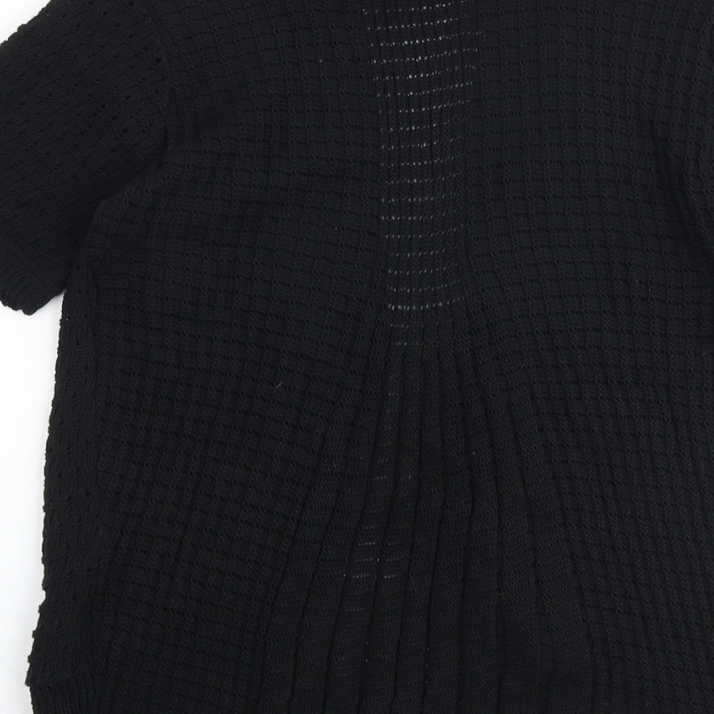 Womens UK Size M Pure & Natural Black Pullover Jumper