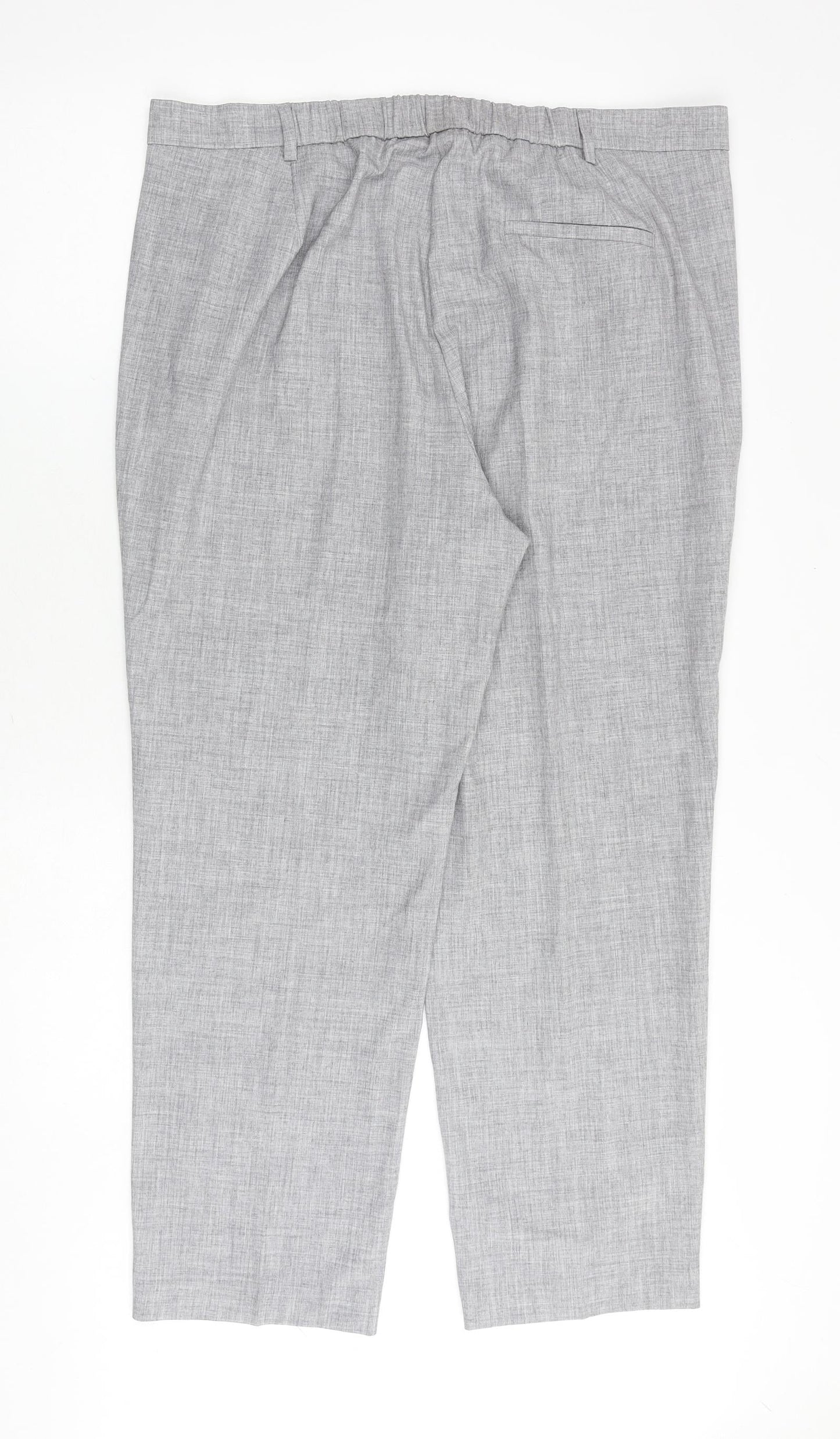 Womens UK Size 18 Marks and Spencer Regular Fit  Grey Trousers