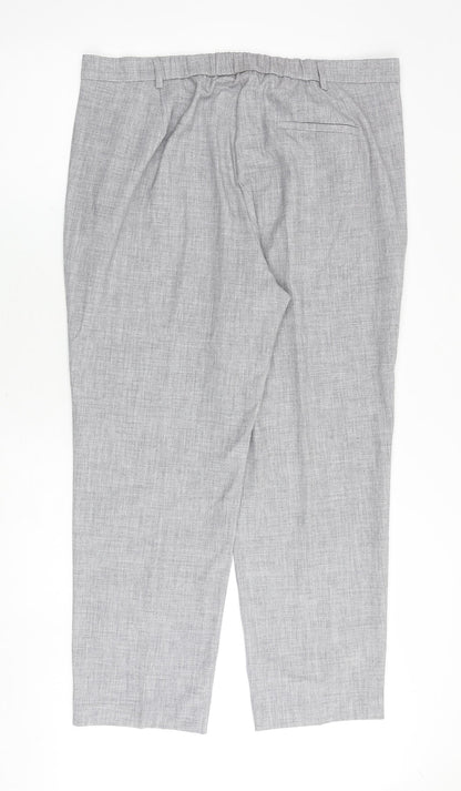 Womens UK Size 18 Marks and Spencer Regular Fit  Grey Trousers