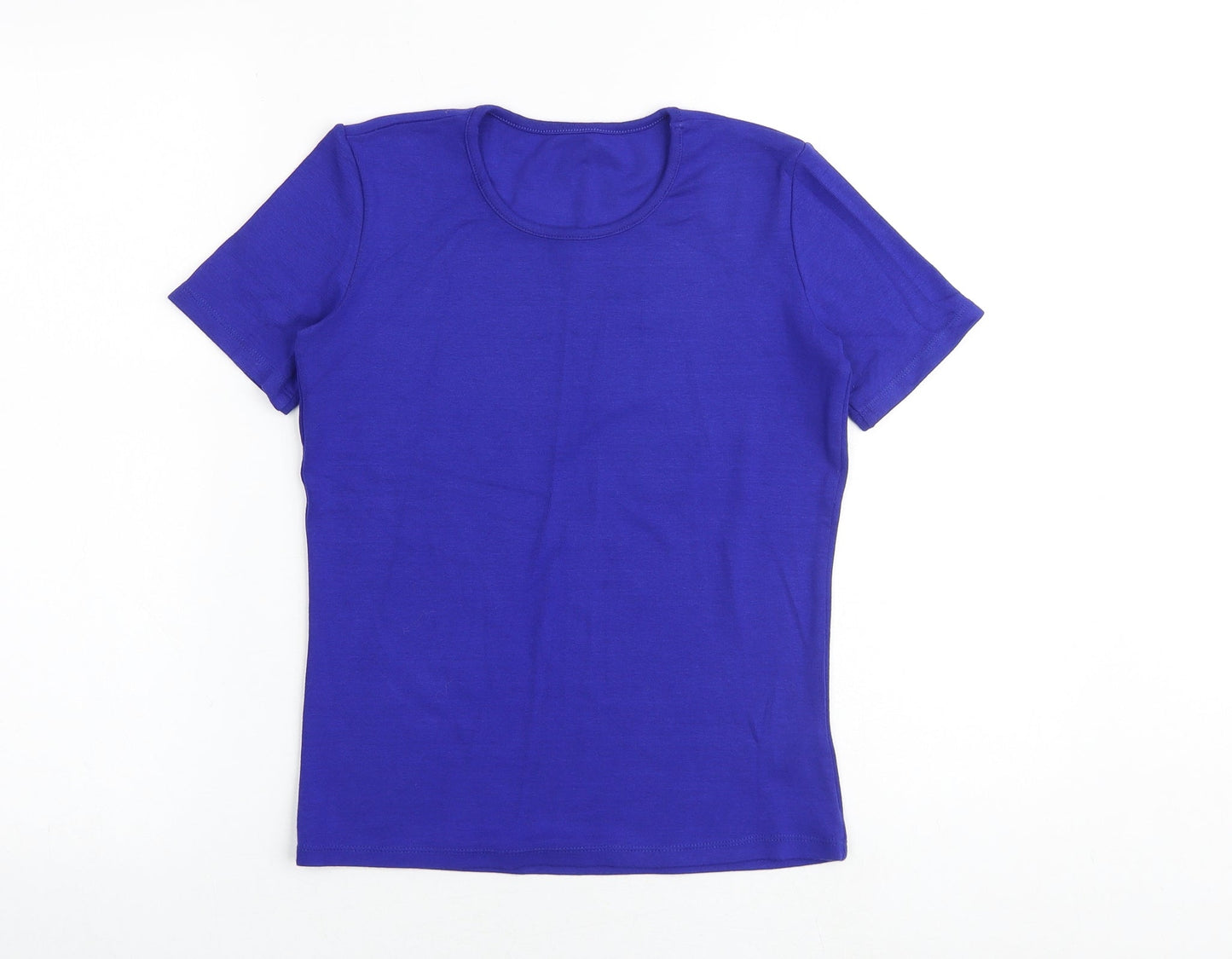 Womens UK Size 8 Marks and Spencer Black Basic T-Shirt