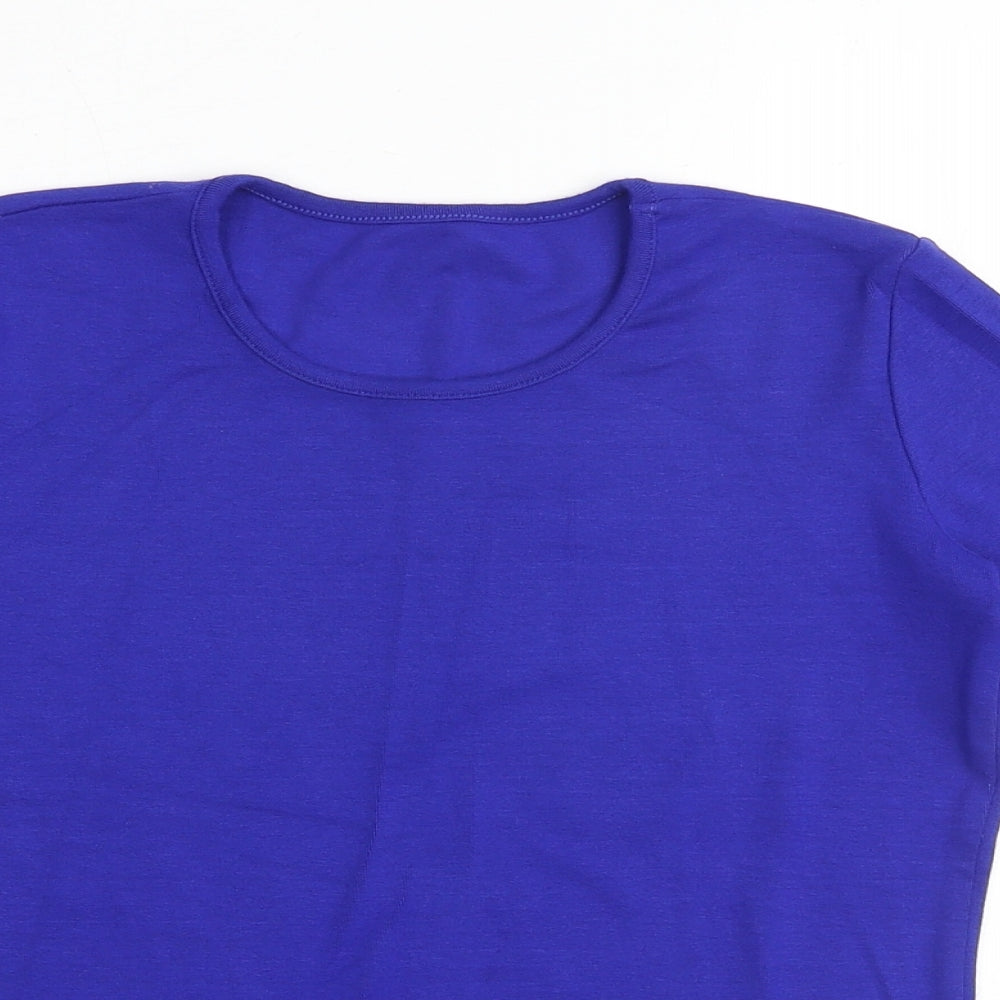 Womens UK Size 8 Marks and Spencer Black Basic T-Shirt