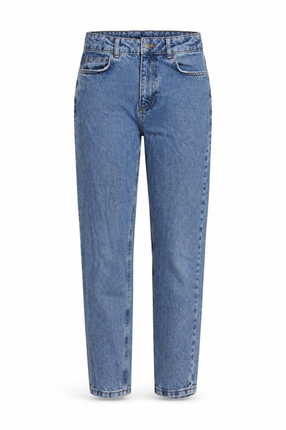 Womens UK Size 28 in Reclaimed Vintage Regular Fit Straight Blue Jeans