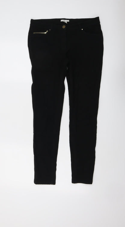 Womens UK Size 10 H&M Regular Fit Skinny Black Jeans