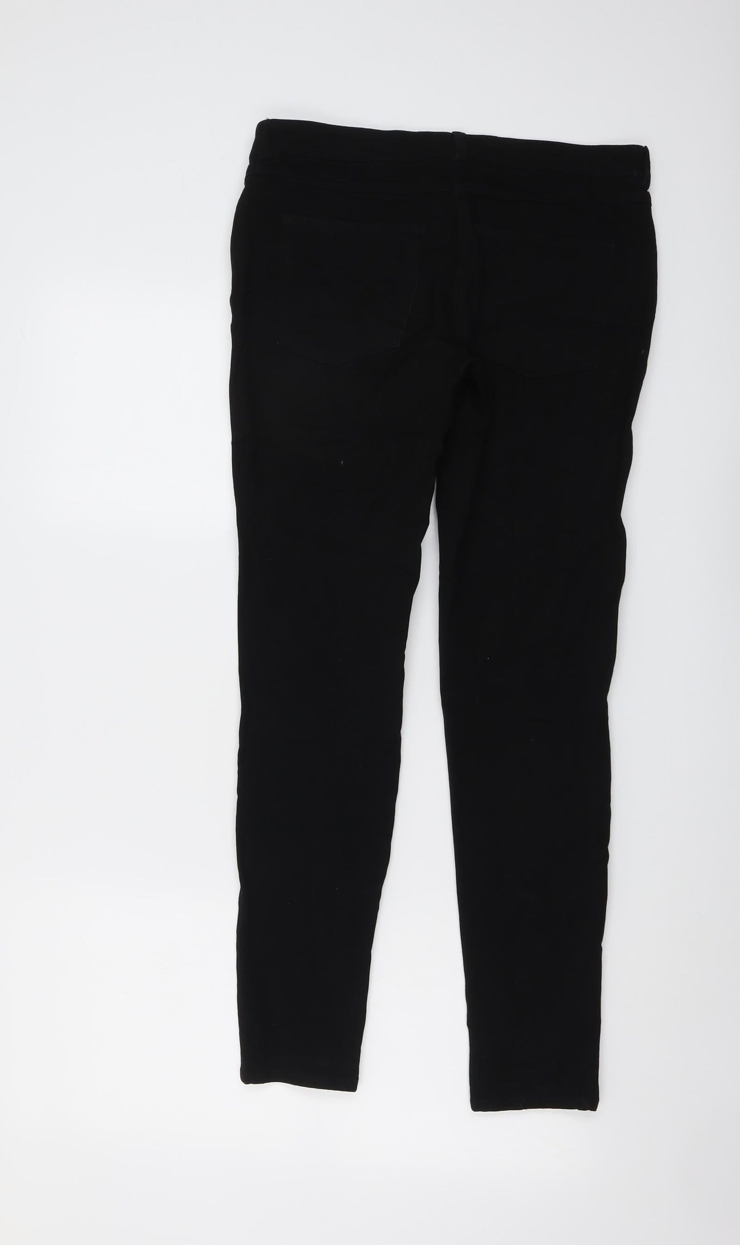 Womens UK Size 10 H&M Regular Fit Skinny Black Jeans