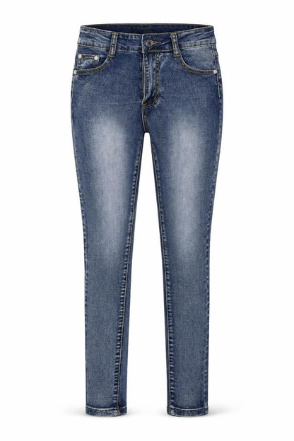 Womens UK Size 8 Denim Wise Regular Fit Skinny Blue Jeans