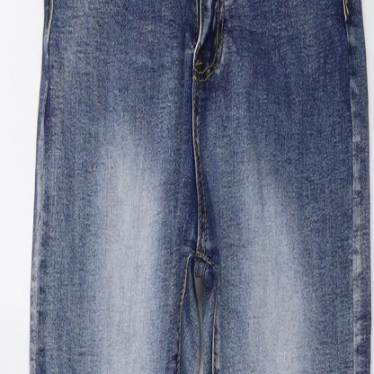 Womens UK Size 8 Denim Wise Regular Fit Skinny Blue Jeans