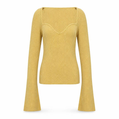 Womens UK Size M H&M Yellow Pullover Jumper