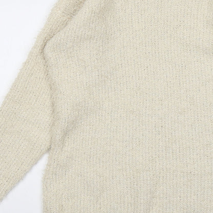 Womens UK Size 10 NEXT Beige Pullover Jumper