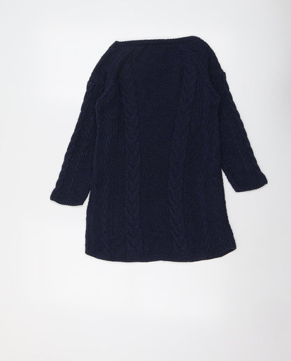 Womens UK Size 8 NEXT Blue Pullover Jumper