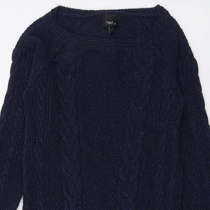 Womens UK Size 8 NEXT Blue Pullover Jumper