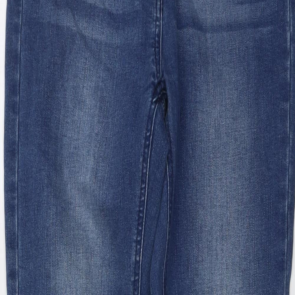Seed Womens Blue Cotton Skinny Jeans Size 10 L29 in Regular Button