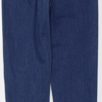 Seed Womens Blue Cotton Skinny Jeans Size 10 L29 in Regular Button