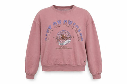 Womens UK Size S Pull&Bear Pink Pullover Sweatshirt