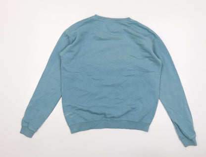 Colourful Rebel Womens Beige Cotton Pullover Sweatshirt Size M Pullover - Girls Club
